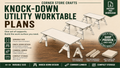 Knock-Down Utility Worktable Plans